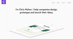 Desktop Screenshot of chrismahon.com
